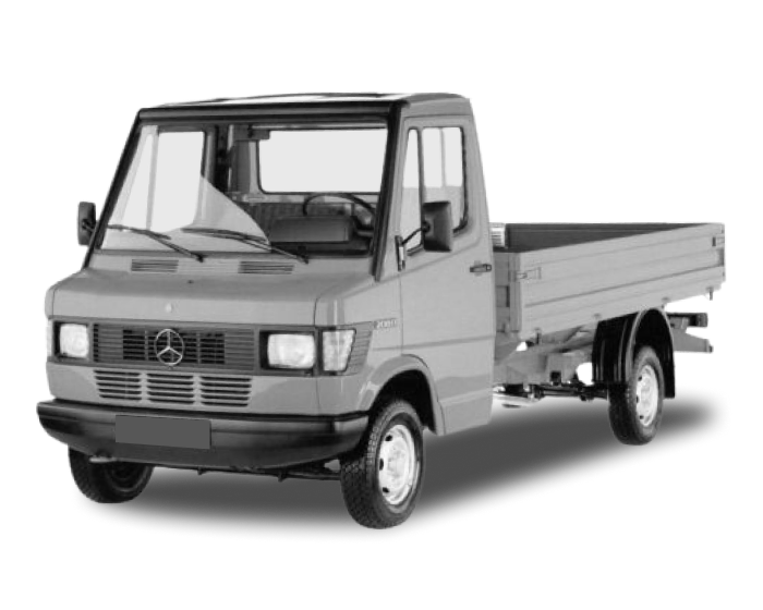 MERCEDES-BENZ T1 c бортовой платформой/ходовая часть (601)