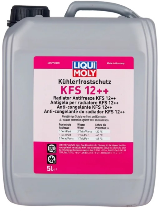 Антифриз LiquiMoly Kuhlerfrostschutz KFS 12++, 5л