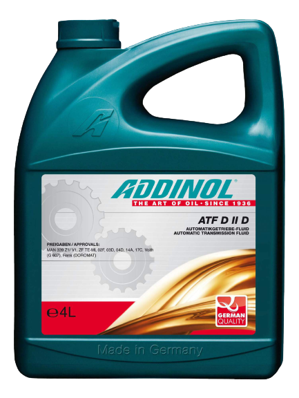 Трансмиссионное масло Addinol ATF Dexron II D, 4л
