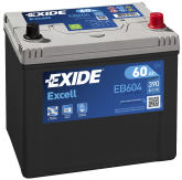 Аккумулятор Exide Excell EB604 (60 A/h), 390A R+ JIS