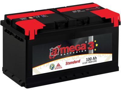 Аккумулятор A-mega Standard Asia (100 A/h), 700A L+